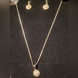 Elegant Plated-Gold Necklace